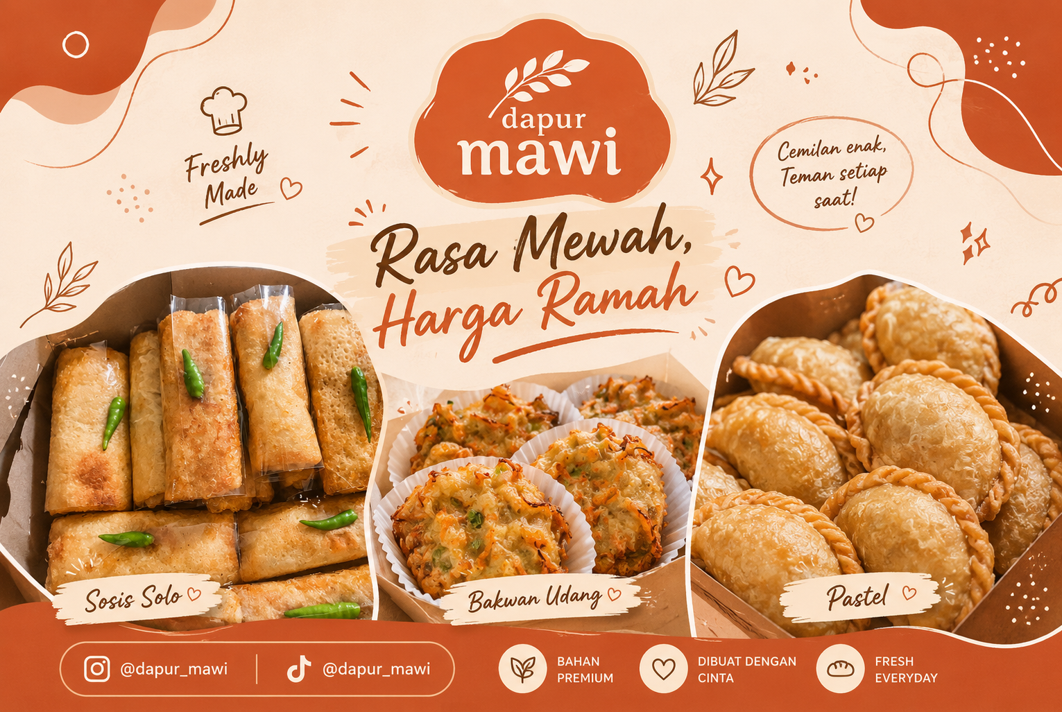 Aneka Camilan Dapur Mawi